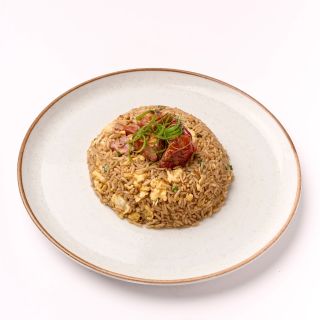 Arroz chaufa de chancho al cilindro